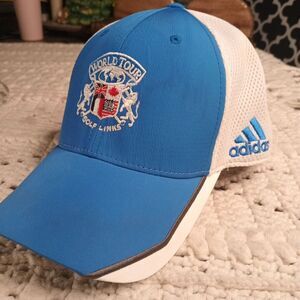 Adidas Taylor Made World Tour Golf Hat Mesh FlexFit Baseball Cap S/M Fitted 3 St